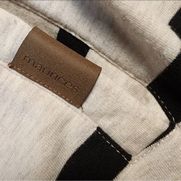 Maurices Homeward Striped
Fleece Hoodie Sweatshirt Large - Picture 4 of 4